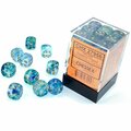 Time2Play 12 mm D6 Cube Luminary Nebula Dice, Oceanic Gold - 36 Per Pack TI3298902
